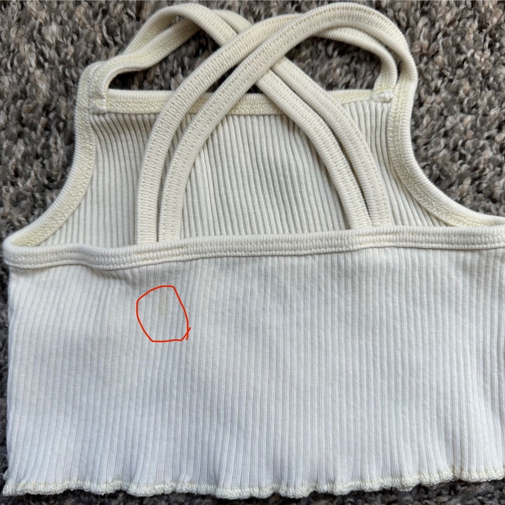 Cream Ruffled Diaper Cover Matching Set - Picture 7 of 7